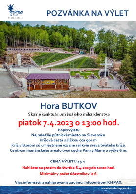 Pozvánka na výlet - Hora Butkov