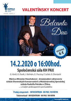 Valentínsky koncert -  Belcanto Duo