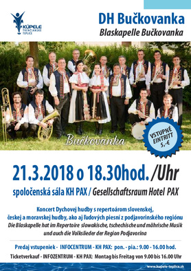 Koncert dychovej hudby Bučkovanka