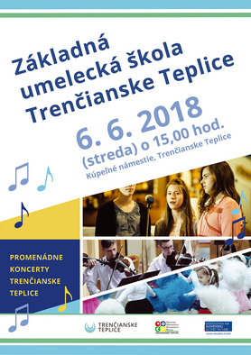 Promenádny koncert Základnej umeleckej školy Trenčianske Teplice