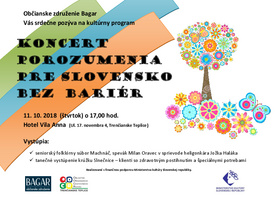 Koncert porozumenia pre Slovensko bez bariér