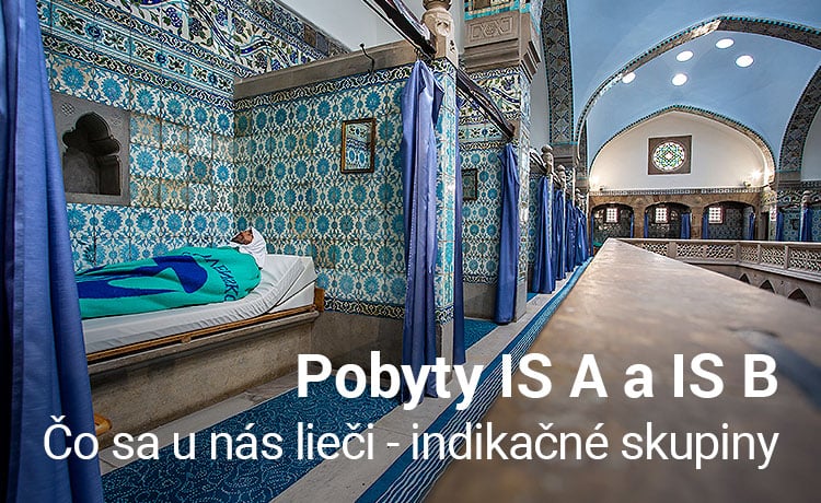 Pobyty cez zdravotné poisťovne - indikácie