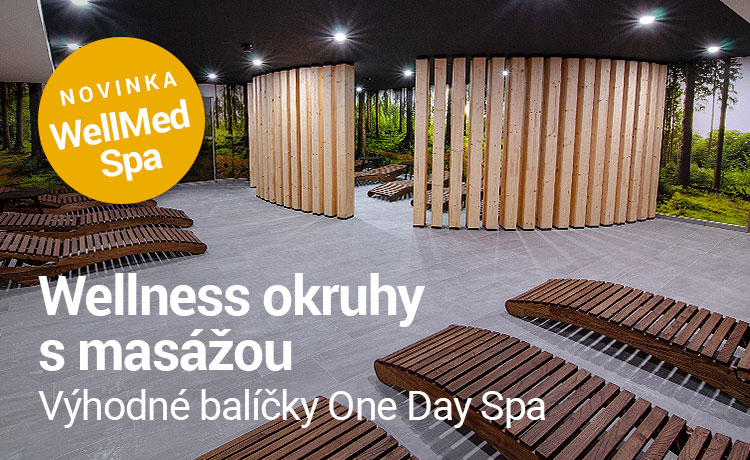 Výhodné wellness balíčky WellMed Spa